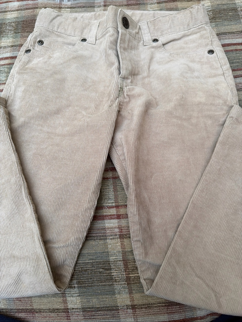 Janie and Jack Beige Corduroy Kids Pants